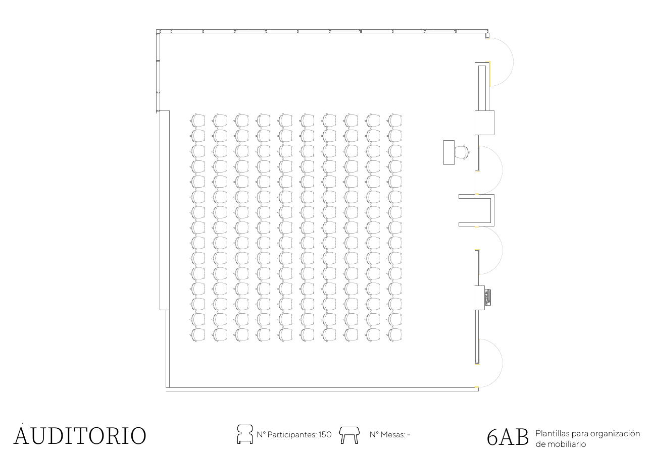 Distribución Auditorio