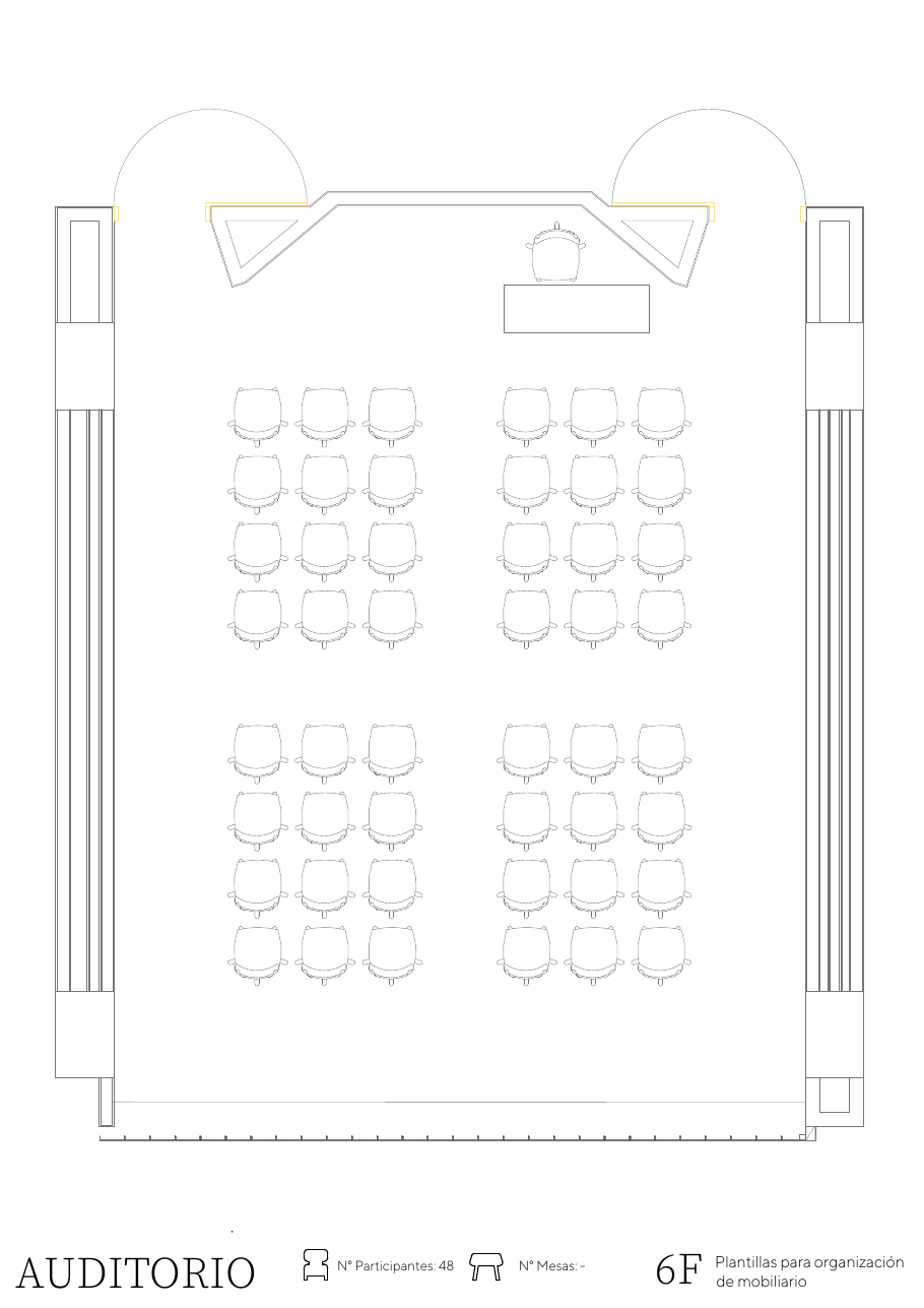 Distribución Auditorio