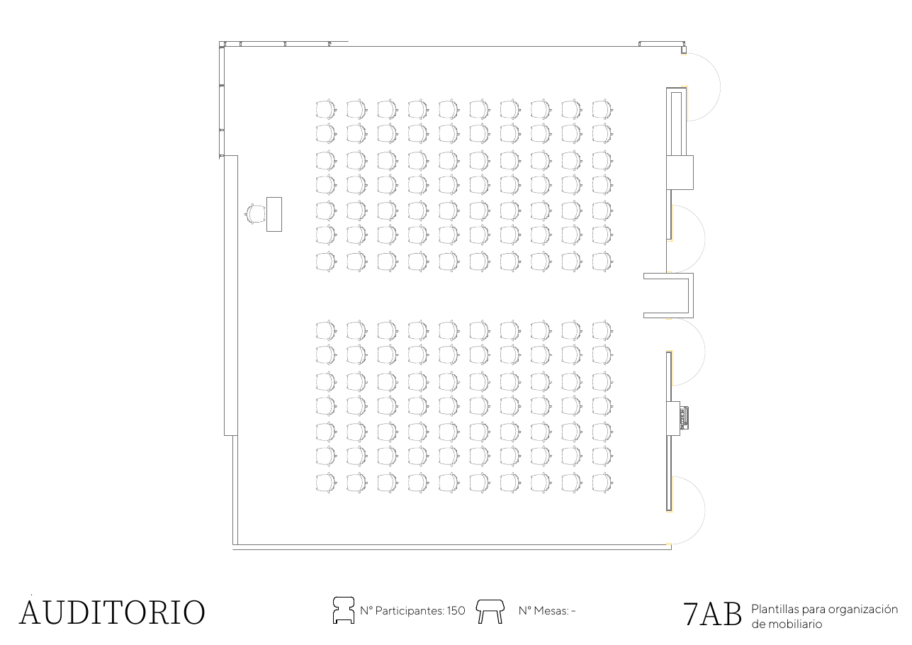 Distribución Auditorio